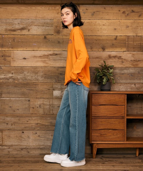 RIKKA FEMME(リッカファム)の「RIKKA FEMME/リッカファム ロングパンツ フリンジフレアデニム RF6F-3102(デニムパンツ・レディース・インディゴブルー/ホワイト・S/M/M/L)」の16枚目の写真