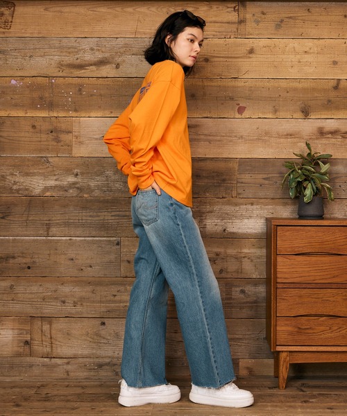 RIKKA FEMME(リッカファム)の「RIKKA FEMME/リッカファム ロングパンツ フリンジフレアデニム RF6F-3102(デニムパンツ・レディース・インディゴブルー/ホワイト・S/M/M/L)」の18枚目の写真
