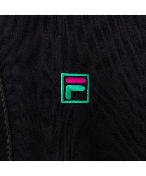 FILA（フィラ）の「DE LA SOUL×FILA HOODIE / デラソウル×フィラ　スウェットフーディ（パーカー・レディース・ベージュ/ブラック・S/L/M/XL）」の4枚目の写真