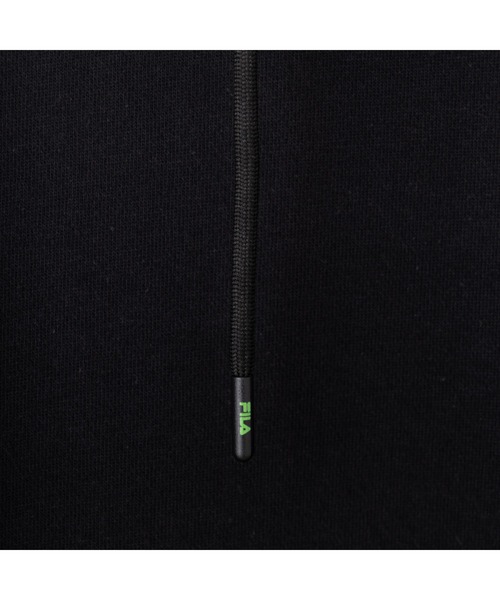 FILA（フィラ）の「DE LA SOUL×FILA HOODIE / デラソウル×フィラ　スウェットフーディ（パーカー・レディース・ベージュ/ブラック・S/L/M/XL）」の5枚目の写真