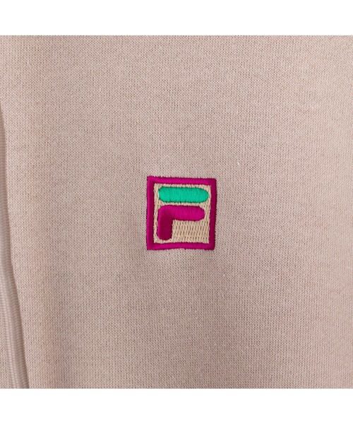 FILA（フィラ）の「DE LA SOUL×FILA HOODIE / デラソウル×フィラ　スウェットフーディ（パーカー・レディース・ベージュ/ブラック・S/L/M/XL）」の8枚目の写真