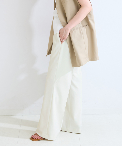 B.C STOCK(ベーセーストック)の「ウォッシャブル / フレアピンタックパンツ(その他パンツ・レディース・ブラック/グレー/ホワイト・SMALL/MEDIUM)」の20枚目の写真