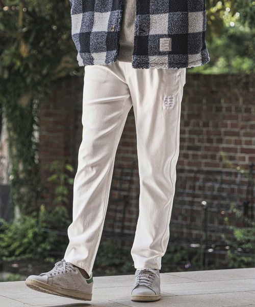 wjk reluxe(ダブルジェーケーリラックス)の「mp15280- High Stretch Tapered Pants テーパードパンツ(WR26W-17)(その他パンツ・メンズ・ホワイト/ブラック/ネイビー・L/M/S)」の1枚目の写真