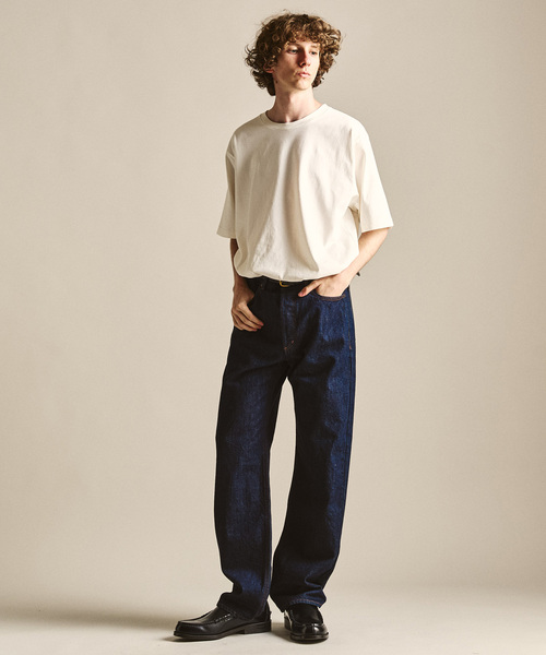 417 EDIFICE(フォーワンセブンエディフィス)の「【LE JAPON ATELIER】TYPE.1 ストレート(デニムパンツ・メンズ・ブラック/チョコ/ネイビー・X-LARGE/LARGE/MEDIUM/SMALL)」の7枚目の写真