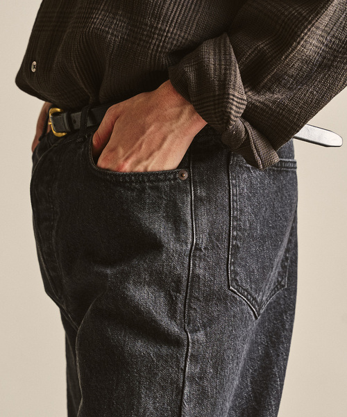 417 EDIFICE(フォーワンセブンエディフィス)の「【LE JAPON ATELIER】TYPE.1 ストレート(デニムパンツ・メンズ・ブラック/チョコ/ネイビー・X-LARGE/LARGE/MEDIUM/SMALL)」の18枚目の写真