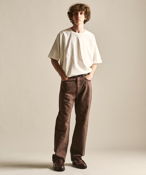 417 EDIFICE(フォーワンセブンエディフィス)の「【LE JAPON ATELIER】TYPE.1 ストレート(デニムパンツ・メンズ・ブラック/チョコ/ネイビー・X-LARGE/LARGE/MEDIUM/SMALL)」の22枚目の写真