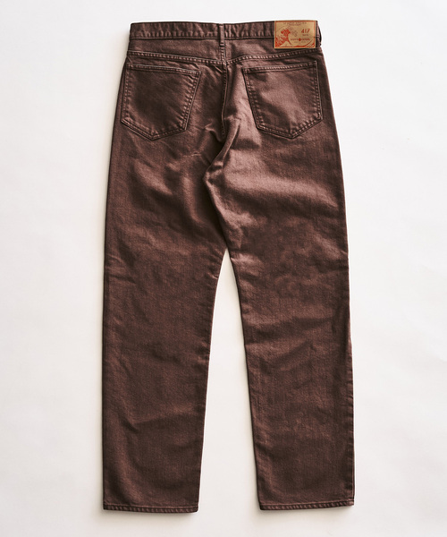 417 EDIFICE(フォーワンセブンエディフィス)の「【LE JAPON ATELIER】TYPE.1 ストレート(デニムパンツ・メンズ・ブラック/チョコ/ネイビー・X-LARGE/LARGE/MEDIUM/SMALL)」の2枚目の写真