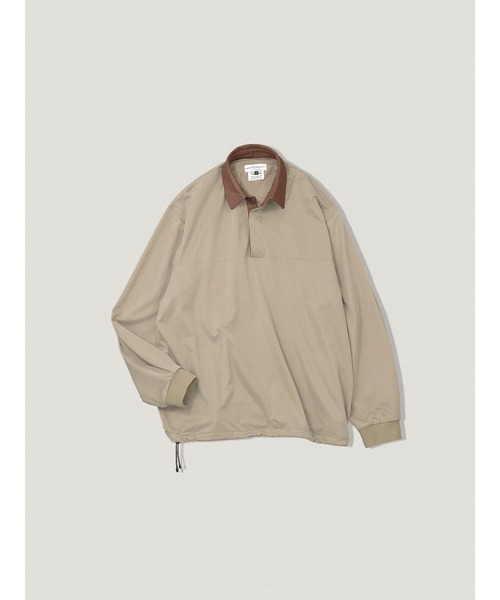 elephant TRIBAL fabrics(エレファントトライバルファブリックス)の「elephant TRIBAL fabrics Grandad Shirt (E38-3742)(シャツ/ブラウス・メンズ・ベージュ/ブラック・FREE)」の7枚目の写真