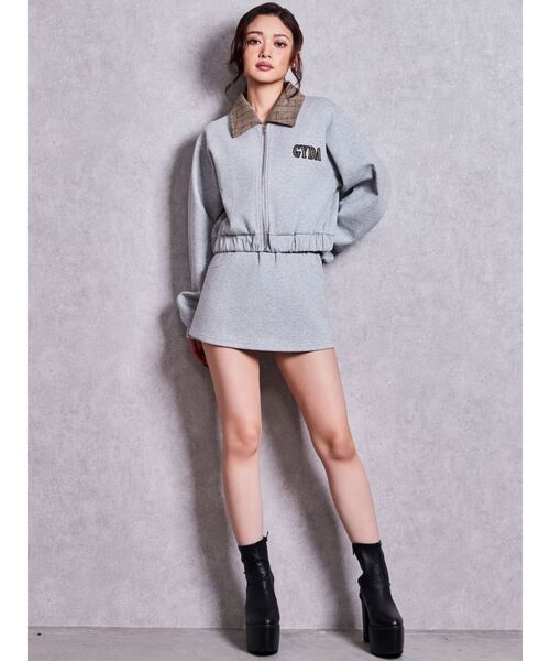 GYDA(ジェイダ)の「ウエストcheckスカートライクショートパンツ【セットアップ着用可能】(スカート・レディース・ベージュ/ブラック・FREE)」の12枚目の写真