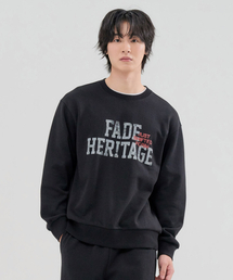 ユニセックス レタリンググラフィック スウェットTシャツ-FERU5112B03
