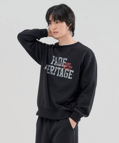 CHASECULT(チェイスカルト)の「ユニセックス レタリンググラフィック スウェットTシャツ-FERU5112B03(スウェット・レディース・ブラック・100/105/110/90/95)」の5枚目の写真