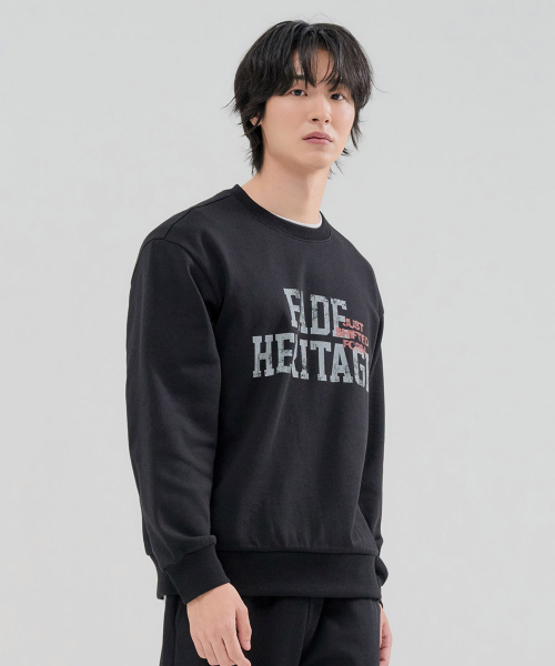 CHASECULT(チェイスカルト)の「ユニセックス レタリンググラフィック スウェットTシャツ-FERU5112B03(スウェット・レディース・ブラック・100/105/110/90/95)」の4枚目の写真