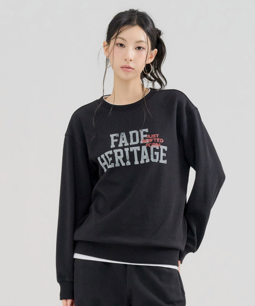 CHASECULT(チェイスカルト)の「ユニセックス レタリンググラフィック スウェットTシャツ-FERU5112B03(スウェット・レディース・ブラック・100/105/110/90/95)」の2枚目の写真