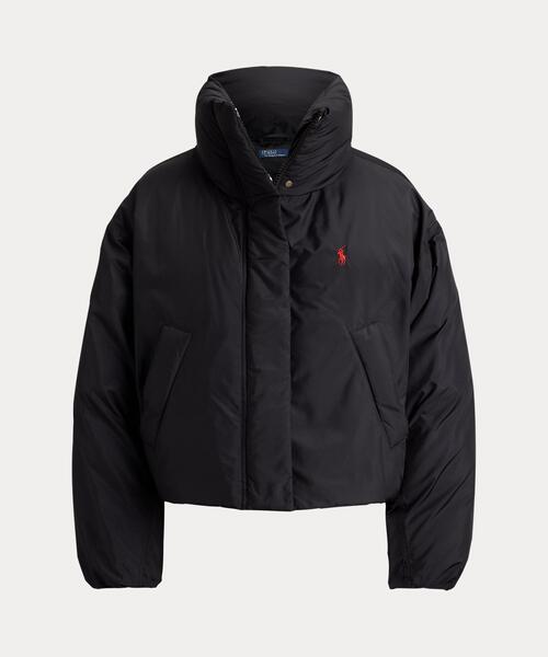 POLO RALPH LAUREN(ポロ ラルフ ローレン)の「クロップド ダウン パッファー ジャケット(ダウンジャケット/コート・レディース・ブラック系1・XXS/XS/L/M/S)」の8枚目の写真