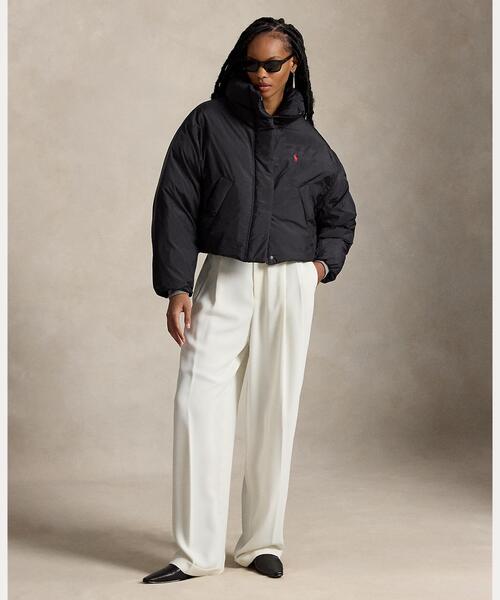 POLO RALPH LAUREN(ポロ ラルフ ローレン)の「クロップド ダウン パッファー ジャケット(ダウンジャケット/コート・レディース・ブラック系1・XXS/XS/L/M/S)」の7枚目の写真