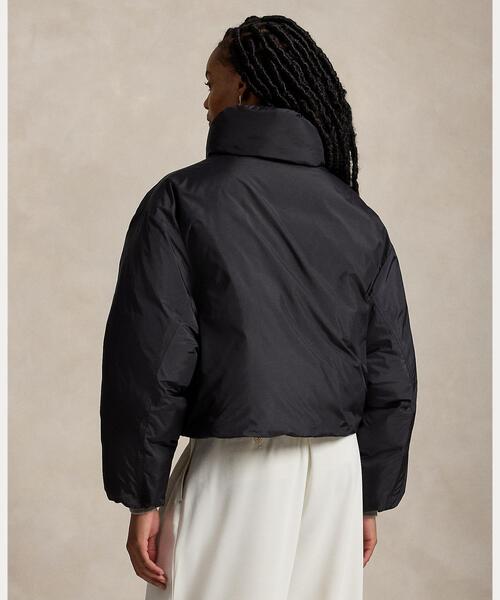 POLO RALPH LAUREN(ポロ ラルフ ローレン)の「クロップド ダウン パッファー ジャケット(ダウンジャケット/コート・レディース・ブラック系1・XXS/XS/L/M/S)」の6枚目の写真