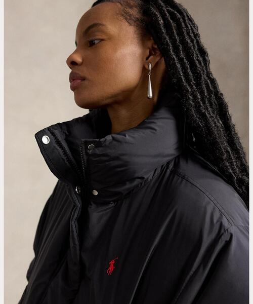POLO RALPH LAUREN(ポロ ラルフ ローレン)の「クロップド ダウン パッファー ジャケット(ダウンジャケット/コート・レディース・ブラック系1・XXS/XS/L/M/S)」の5枚目の写真