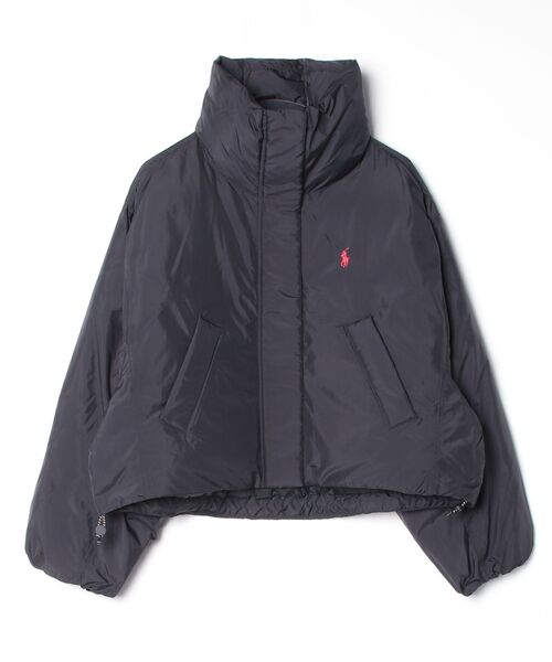 POLO RALPH LAUREN(ポロ ラルフ ローレン)の「クロップド ダウン パッファー ジャケット(ダウンジャケット/コート・レディース・ブラック系1・XXS/XS/L/M/S)」の4枚目の写真