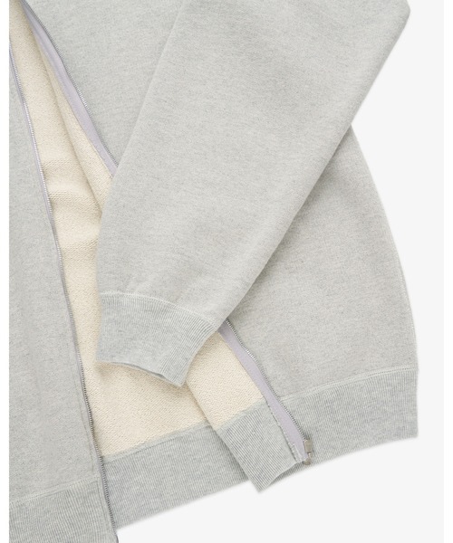 FRONT 11201(フロントワンワントゥーオーワン)の「Organic Yarn Drivers Top(スウェット・メンズ・グレー・L/M/S/XL)」の4枚目の写真