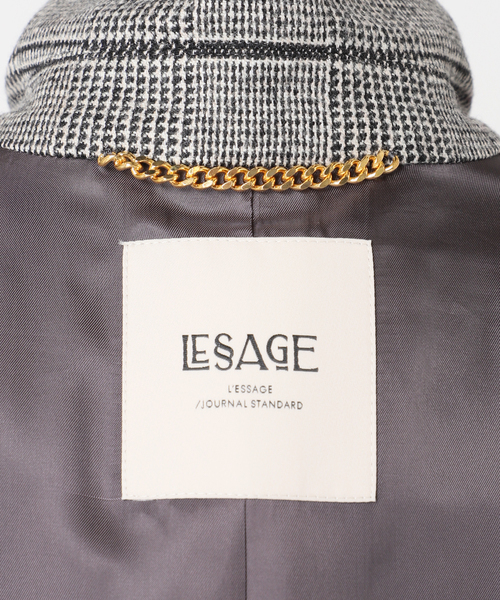 journal standard L'essage(ジャーナルスタンダードレサージュ)の「グレンチェックジャケット(テーラードジャケット・レディース・ブラック・36/38)」の18枚目の写真