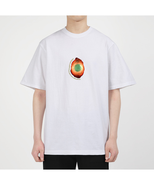 AEXEA(アクシー)の「ハートビート 半袖Tシャツ E04BRD_ABX10216(Tシャツ/カットソー・メンズ・グレー系その他/ブルー/ホワイト/ブラック・M/L/S/XL)」の2枚目の写真