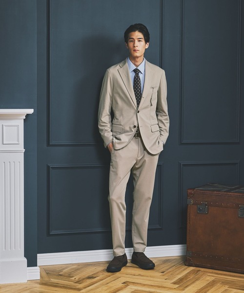 GLOBAL WORK(グローバルワーク)の「ストレッチモクロディジャケット/Salon de GW/681250(その他アウター・メンズ・ブルー系その他6/ベージュ・SMALL/MEDIUM/LARGE/X-LARGE)」の5枚目の写真
