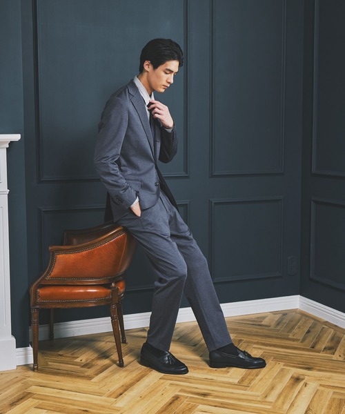 GLOBAL WORK(グローバルワーク)の「ストレッチモクロディジャケット/Salon de GW/681250(その他アウター・メンズ・ブルー系その他6/ベージュ・SMALL/MEDIUM/LARGE/X-LARGE)」の14枚目の写真