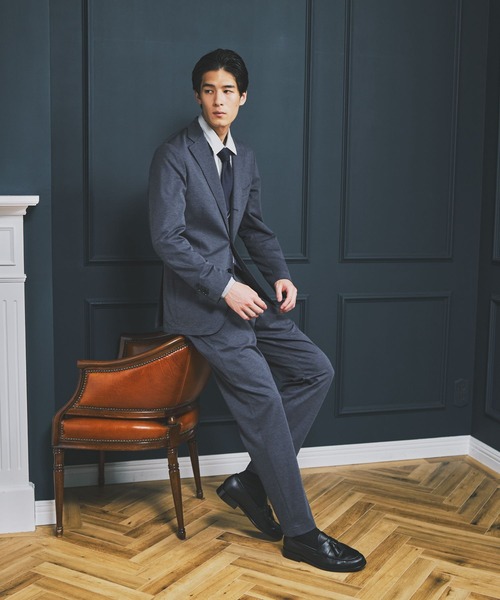 GLOBAL WORK(グローバルワーク)の「ストレッチモクロディジャケット/Salon de GW/681250(その他アウター・メンズ・ブルー系その他6/ベージュ・SMALL/MEDIUM/LARGE/X-LARGE)」の16枚目の写真
