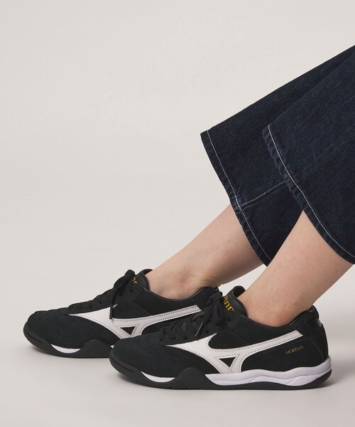 MIZUNO(ミズノ )の「<MIZUNO>MORELIA LS(スニーカー・レディース・ダークブラウン/ブラック/ライトピンク・25cm/23.5cm/25.5cm/24.5cm/24cm/26cm)」の4枚目の写真