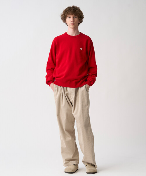 DANTON(ダントン)の「Men's Lambswool Crew Neck Knit Pullover(ニット/セーター・メンズ・レッド/オートミール/ブラウン系その他2/グリーン系その他/オレンジ系その他/ブラック/ライトグレー/ダークグレー/グレー系その他/ブルー/ブラウン・40/44/38/42)」の14枚目の写真