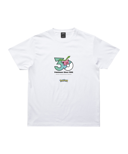 ZOZOSPOT(ゾゾスポット)の「Pokemon 30th Anniversary 1025 T-shirt 「ハネッコ」(Tシャツ/カットソー・レディース・ホワイト・SMALL/MEDIUM/LARGE/X-LARGE/XX-LARGE/XXX-LARGE/100cm/110cm/120cm/130cm/140cm/150cm/160cm)」の1枚目の写真