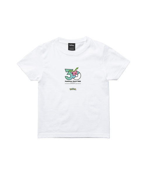 ZOZOSPOT(ゾゾスポット)の「Pokemon 30th Anniversary 1025 T-shirt 「ハネッコ」(Tシャツ/カットソー・レディース・ホワイト・SMALL/MEDIUM/LARGE/X-LARGE/XX-LARGE/XXX-LARGE/100cm/110cm/120cm/130cm/140cm/150cm/160cm)」の2枚目の写真