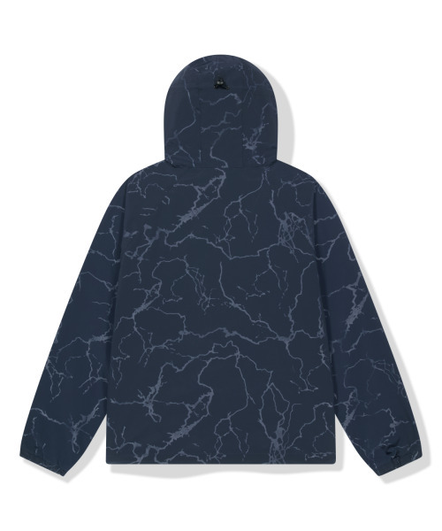 WKNDRS（ウィーキャンドース）の「3L CRACK ウィンドブレーカー (ネイビー)（ナイロンジャケット・レディース・その他・MEDIUM/LARGE/X-LARGE）」の2枚目の写真