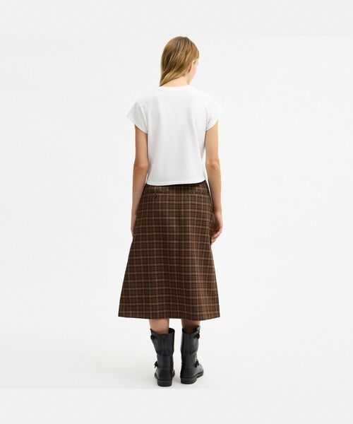 COACH（コーチ）の「キャップ スリーブ ボックス クルーネック Tシャツ（Tシャツ/カットソー・レディース・ホワイト系その他・LARGE/MEDIUM/SMALL/X-SMALL）」の3枚目の写真
