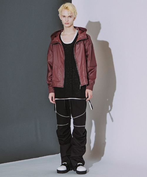 NO ID.(ノーアイディ)の「mp15502- ラングウィッドZIP-PT ジップパンツ(859006-580P)(その他パンツ・メンズ・ブラック/ブラック系その他・2/1)」の14枚目の写真
