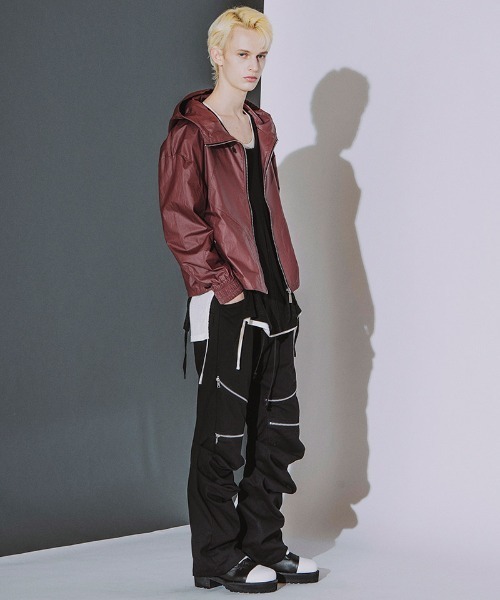 NO ID.(ノーアイディ)の「mp15502- ラングウィッドZIP-PT ジップパンツ(859006-580P)(その他パンツ・メンズ・ブラック/ブラック系その他・2/1)」の15枚目の写真