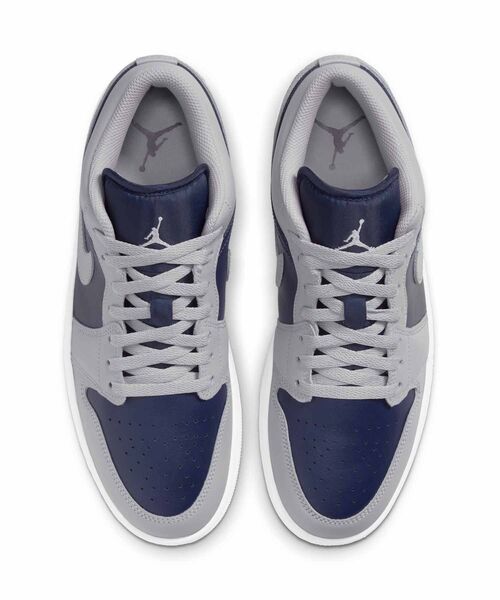 JORDAN BRAND(ジョーダンブランド)の「エア ジョーダン 1 LOW メンズシューズ / Air Jordan 1 Low Men's Shoes 553558-058 Tech Grey(スニーカー・メンズ・グレー・29.5/29/30/27.5/27/28/28.5/26.5/26/25.5/25)」の4枚目の写真