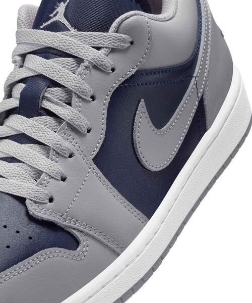 JORDAN BRAND(ジョーダンブランド)の「エア ジョーダン 1 LOW メンズシューズ / Air Jordan 1 Low Men's Shoes 553558-058 Tech Grey(スニーカー・メンズ・グレー・29.5/29/30/27.5/27/28/28.5/26.5/26/25.5/25)」の7枚目の写真