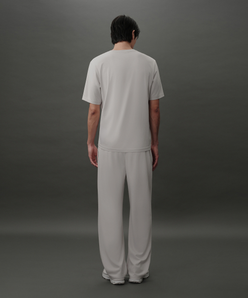 MUSINSA STANDARD（ムシンサスタンダード）の「[リカバリー] 半袖パンツセット [ダスティクリーム]（Tシャツ/カットソー・メンズ・その他・MEDIUM/LARGE/X-LARGE/2XL）」の4枚目の写真