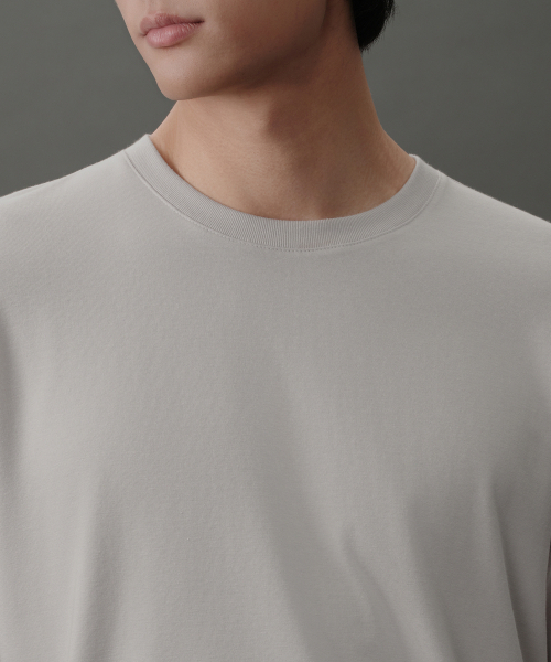 MUSINSA STANDARD（ムシンサスタンダード）の「[リカバリー] 半袖パンツセット [ダスティクリーム]（Tシャツ/カットソー・メンズ・その他・MEDIUM/LARGE/X-LARGE/2XL）」の8枚目の写真