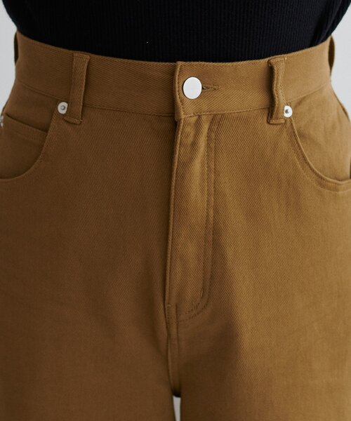 DISCOAT（ディスコート）の「2WAYツイルボリュームパンツ（その他パンツ・レディース・ブラウン/ベージュ・MEDIUM/LARGE）」の8枚目の写真