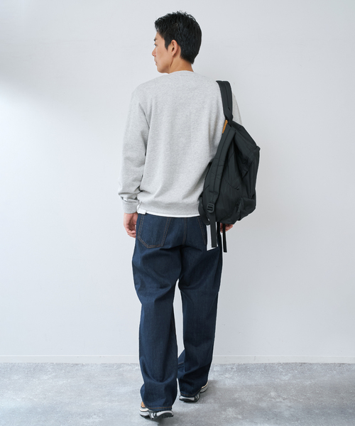 B.C STOCK(ベーセーストック)の「WIDE TAPERED JEANS(デニムパンツ・メンズ・ブラック/ネイビー・LARGE/MEDIUM/X-LARGE)」の21枚目の写真