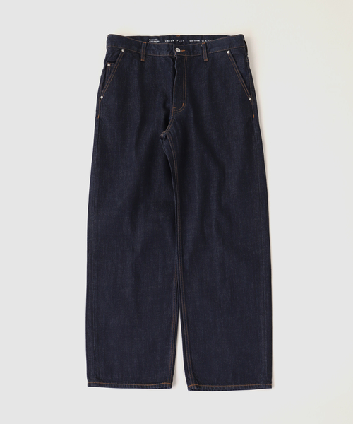 B.C STOCK(ベーセーストック)の「WIDE TAPERED JEANS(デニムパンツ・メンズ・ブラック/ネイビー・LARGE/MEDIUM/X-LARGE)」の5枚目の写真