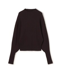 【WEB先行予約】ウールナイロンストレッチリブ ボリュームスリーブプルオーバー