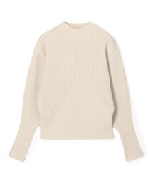 【WEB先行予約】ウールナイロンストレッチリブ ボリュームスリーブプルオーバー