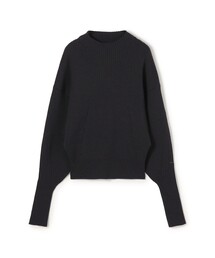 【WEB先行予約】ウールナイロンストレッチリブ ボリュームスリーブプルオーバー