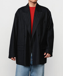 Couture d'adam（クチュールドアダム）の「COUTURE D'ADAM | ビッグ ダブルジャケット STRIPE MEN（テーラードジャケット）」
