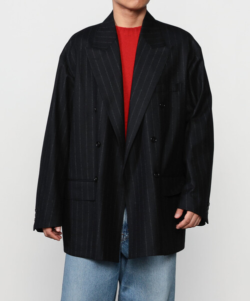 COUTURE D'ADAM | ビッグ ダブルジャケット STRIPE MEN（テーラード