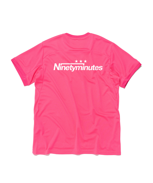 NINETYMINUTES（ナインティーミニッツ）の「[AIR STREAM] エッセンシャル パフォーマンス ロゴ 半袖Tシャツ (ピンク)（Tシャツ/カットソー・メンズ・その他・MEDIUM/LARGE/X-LARGE/XX-LARGE/XXX-LARGE）」の3枚目の写真