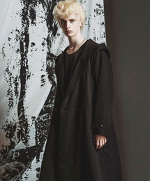 NO ID.（ノーアイディ）の「【NO ID.】Peak Lapel Hooded Padded Coat / ピーク ラペル フーデッド パデッド コート（モッズコート）」